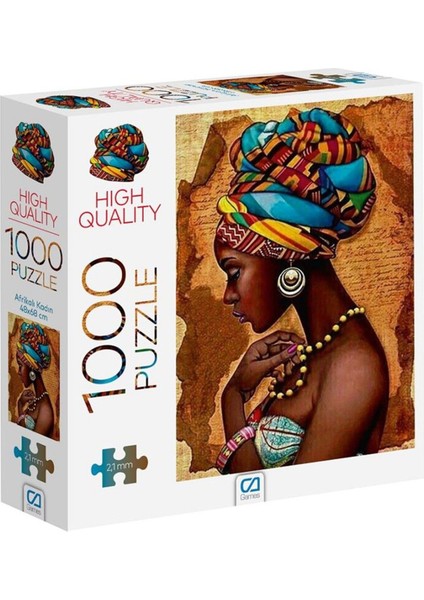 Puzzle 1000 Parça Afrikalı Kadın CA.7041