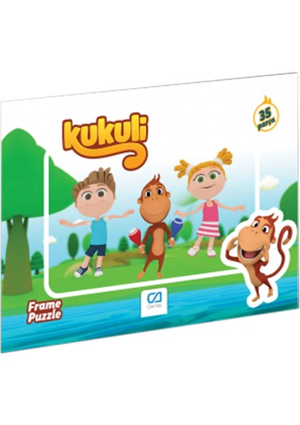 C&a Games Kukuli Lisanslı 35 Parça Frame Puzzle