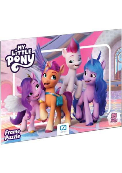 C&a Games My Little Pony Lisanslı 35 Parça Frame Puzzle