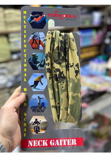 Multi Fonksiyonel Head Scarf ( Çok Amaçlı Taktik Boyunluk Bere Bandana)