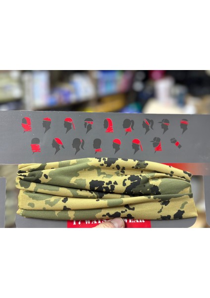 Multi Fonksiyonel Head Scarf ( Çok Amaçlı Taktik Boyunluk Bere Bandana)