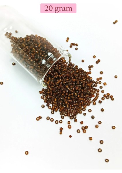 Dökme Cam Kum Boncuk (11/0) 2 mm - 4 Renk - Toplam 80 Gram - BNC406