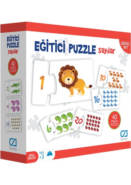 C&a Games Eğitici Puzzle Sayılar 36 Parça
