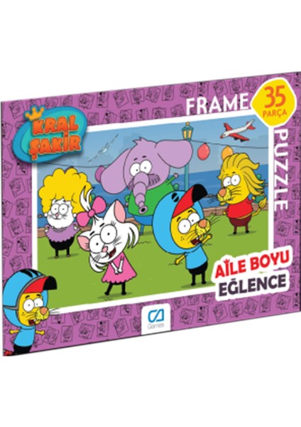 C&a Games Kral Şakir-2 Lisanslı 35 Parça Frame Puzzle