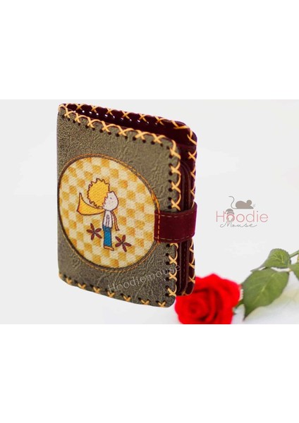 Y. Küçük Prens Figürlü Küçük Cüzdan Etnik Bohem Retro Style - Yesil modelleri