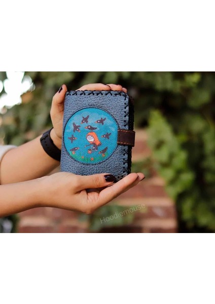 Karga Figürlü Küçük Cüzdan Etnik Bohem Retro Style - Petrol fiyatları