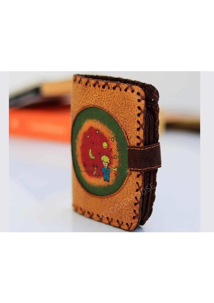 Küçük Prens Figürlü Küçük Cüzdan Etnik Bohem Retro Style -HARDAL