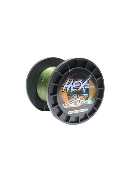 Hex Braid 4x 5000MT Moss Green Pe Bobin Ip 0,16 mm