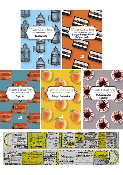 Mahir Ünsal Eriş 5 Kitap Set (Matematik Öğreten Cetvel) - Mahir Ünsal Eriş