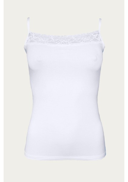 Kadın Ip Askılı Dantelli Modal Body 1045