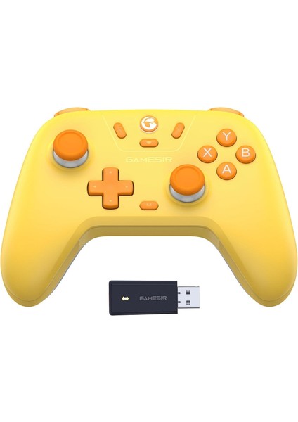 Nova Lite Hall Effect 2.4g Wireless Controller Nintendo Switch, Windows Pc, Steam Deck, Android ,ıos Sarı