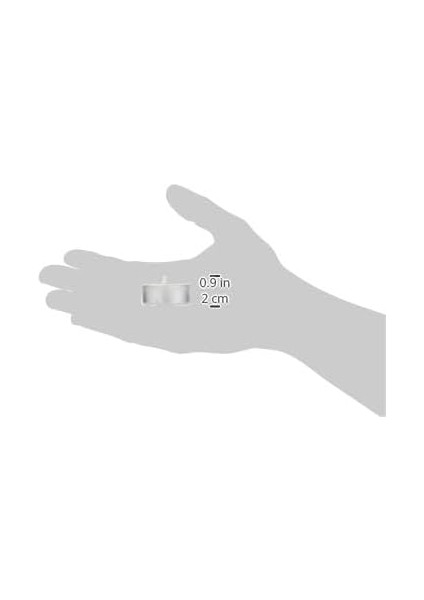 500.979.95 Glimma Kokusuz Tealights, 100'LÜ Paket
