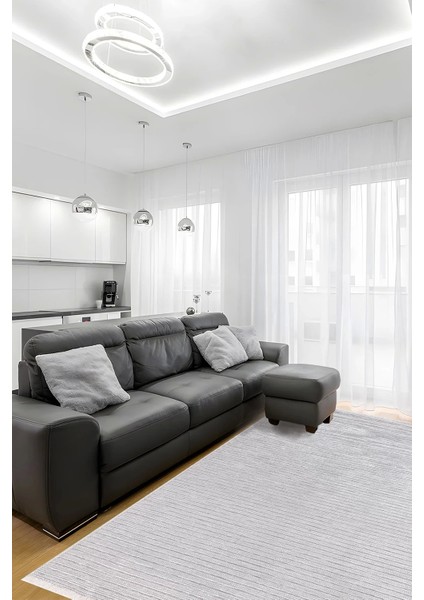 Ravi Yıkanabilir Kaydırmaz,pamuk Dokuma,premium Kalite Salon&mutfak&yemek Odası Kilimi 1702A-GRİ fiyatları