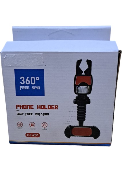 Oto Ayna Telefon Tutucu Dikiz Aynası Telefonluk 360 Derece Ayarlı