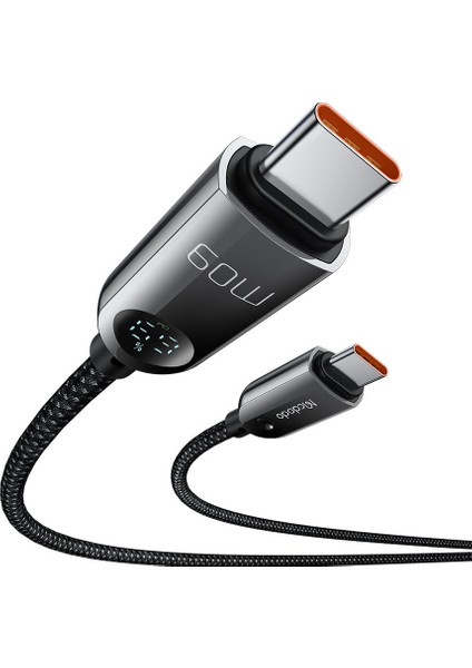 CA-4780 1.2m 60W Type-C To Type-C Dijital Hd Kablo