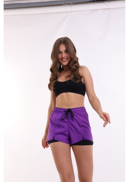 Kadın Deniz Şortu Survive Içi Taytlı / Women's Sea Shorts Wıth Tıghts