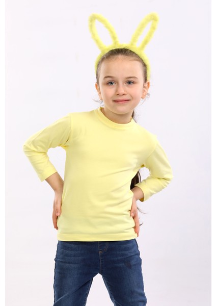 Kız Çocuk Doğal Organik Pamuklu Dar Kalıp Vücudu Saran Esnek Likralı Basic Günlük Body Bluz