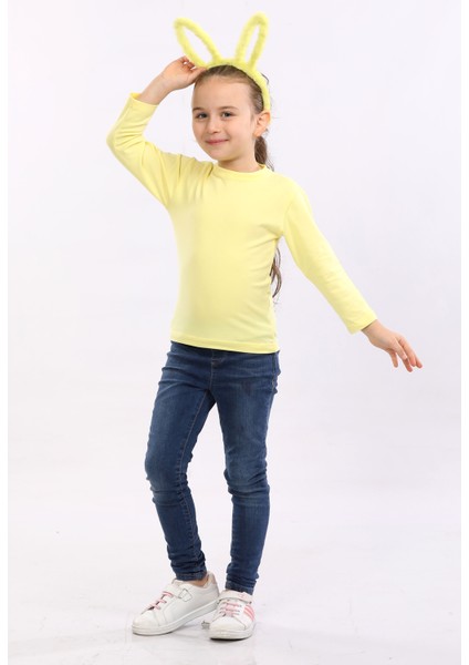 Kız Çocuk Doğal Organik Pamuklu Dar Kalıp Vücudu Saran Esnek Likralı Basic Günlük Body Bluz fiyatları