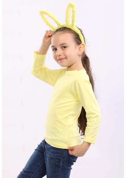 Kız Çocuk Doğal Organik Pamuklu Dar Kalıp Vücudu Saran Esnek Likralı Basic Günlük Body Bluz indirimleri