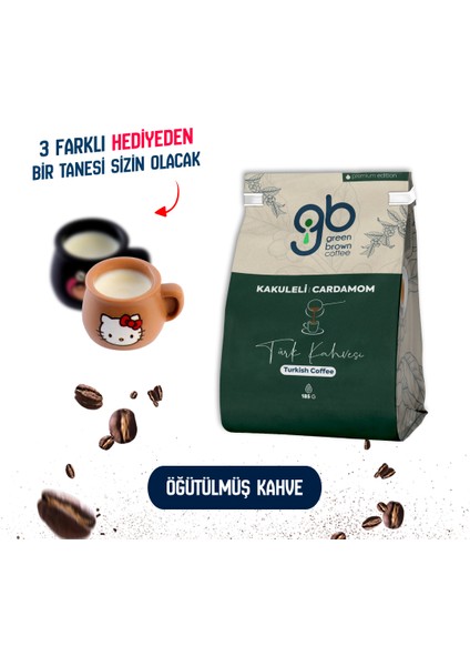 Kakuleli Türk Kahvesi 185 gr + Hediye