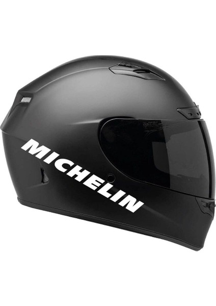 Tek Renk Michelin (Michelin Helmet Stickers) Kask Sticker Etiket Modeli