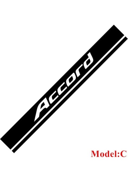 Honda Accord Sport Ön Kaput Şerit Sticker Etiket Modeli