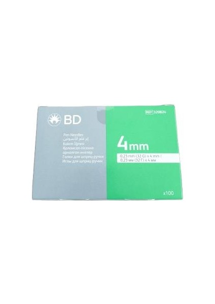 Micro-Fine Plus Kalem Iğnesi 0,23MM (32G) x 4mm 100 Adet
