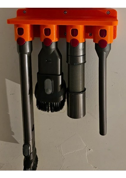 Dyson Dikey Süpürge Aparatları Duvar Montaj Kiti (Aparatlar Dahil Değil.)