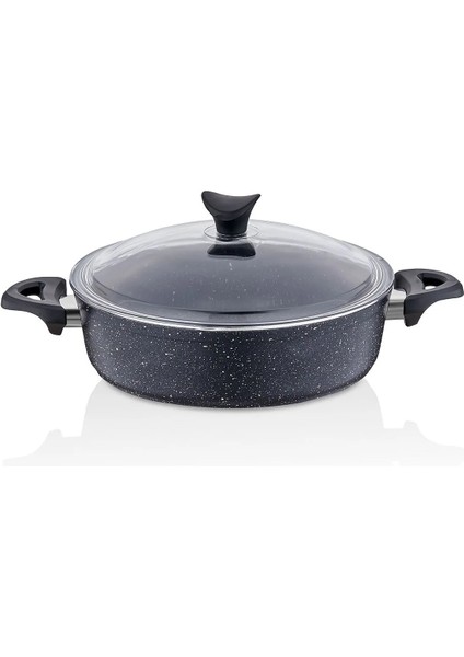 Mastercook Pro 9 Parça Granit Tencere Seti Siyah