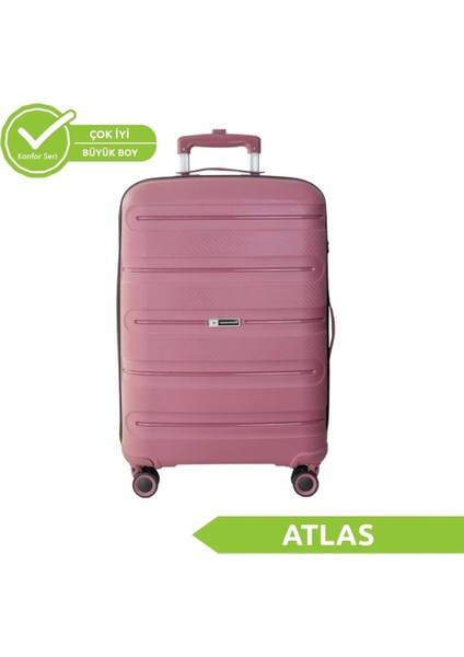 Atlas Polipropilen (Pp) Kırılmaz Garantili 3lü Valiz Seti fiyatları