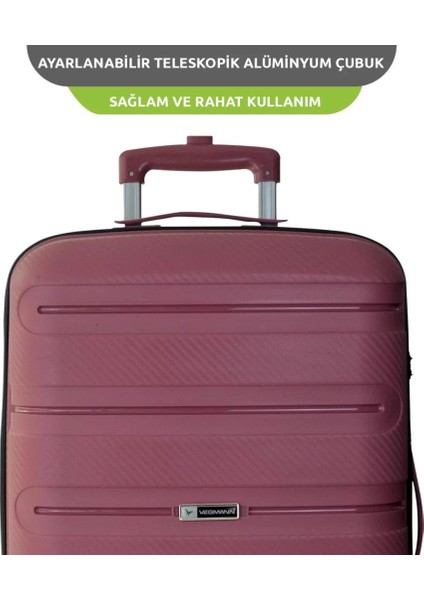 Atlas Polipropilen (Pp) Kırılmaz Garantili 3lü Valiz Seti modelleri
