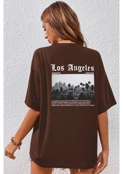 Only Trendwear Unisex Los Angles Tasarım Tshirt