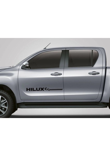 Toyota Hilux Dağ Desenli Sticker Etiket Modeli