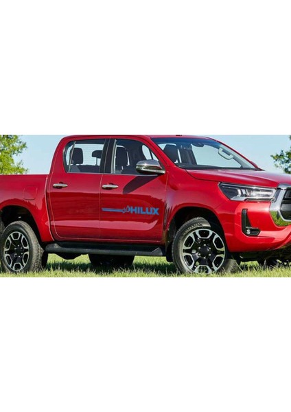 Toyota Hilux Dağ Desenli Sticker Etiket Modeli