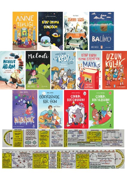 Anıl Basılı 13 Kitap Set / Anne Terliği / Balino / Melodi / Nohut Adam (Matematik Öğreten Cetvel) - Anıl Basılı