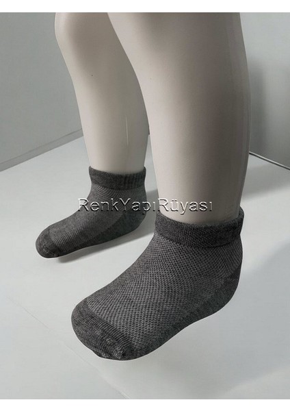 3 Adet, Bambu, Dikişsiz, Erkek Çocuk, Soket Çorap, Çocuk Çorap Kısa Çorap