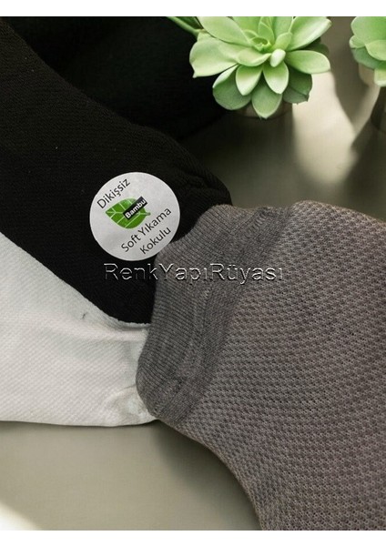 3 Adet, Bambu, Dikişsiz, Erkek Çocuk, Soket Çorap, Çocuk Çorap Kısa Çorap