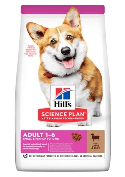 Hills Small Mini Küçük Irk Kuzulu Yetişkin Köpek Maması 1.5 kg