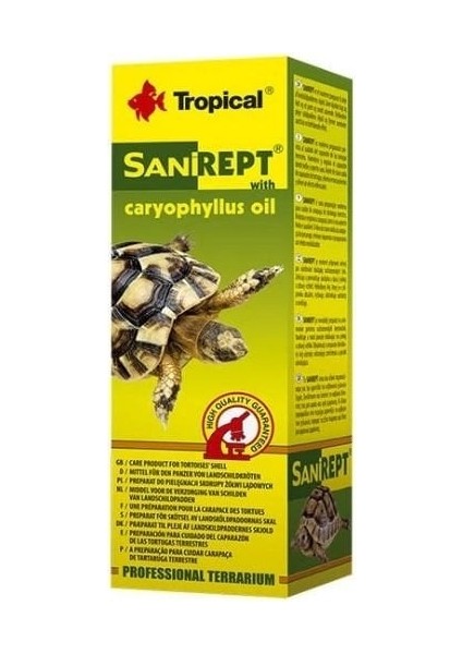 Sanirept Karanfil Yağlı Kaplumbağa Kabuk Sağlığı Destekleyici 15 ml