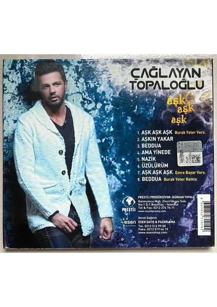 Çağlayan Topaloğlu Aşk Aşk Aşk CD CD