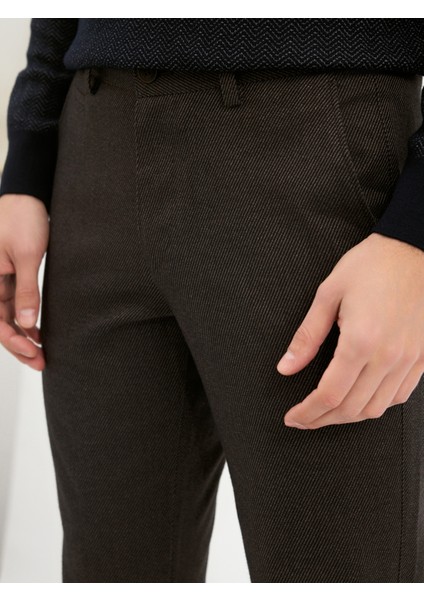 Erkek 6 Drop Pantolon-Kahverengi fırsatları