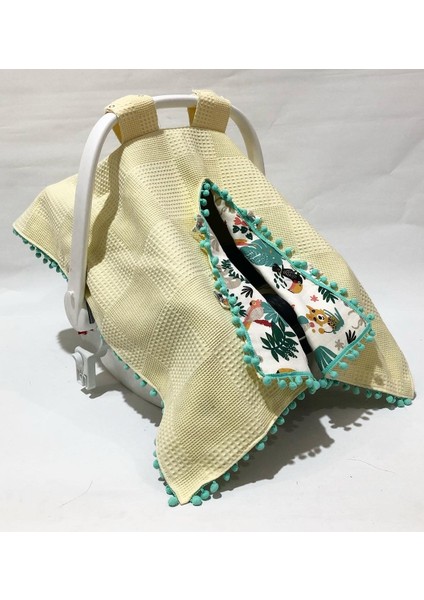 Pamuk Müslin Çok Amaçlı Çift Katlı Müslin Puset Örtüsü ve Minderi fiyatları