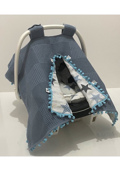 Pamuk Müslin Çok Amaçlı Çift Katlı Müslin Puset Örtüsü ve Minderi fiyatları