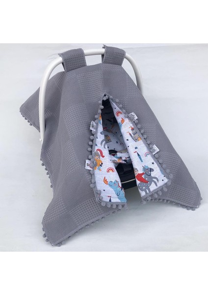 Pamuk Müslin Çok Amaçlı Çift Katlı Müslin Puset Örtüsü ve Minderi fiyatları