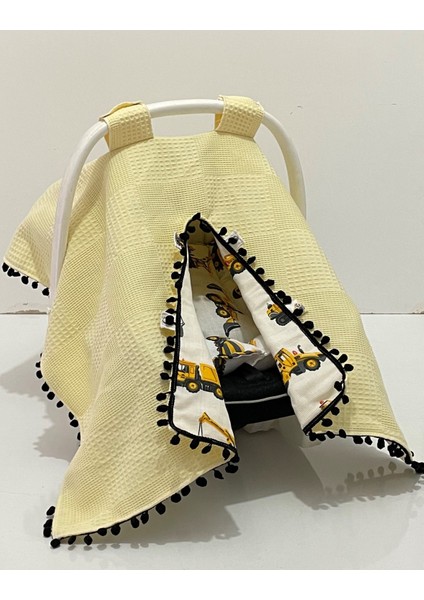 Pamuk Müslin Çok Amaçlı Çift Katlı Müslin Puset Örtüsü ve Minderi fiyatları