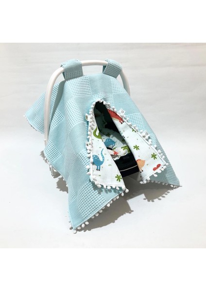 Pamuk Müslin Çok Amaçlı Çift Katlı Müslin Puset Örtüsü ve Minderi fiyatları