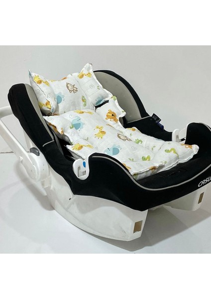 Pamuk Müslin Çok Amaçlı Çift Katlı Müslin Puset Örtüsü ve Minderi modelleri