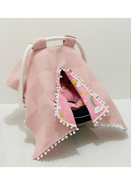 Pamuk Müslin Çok Amaçlı Çift Katlı Müslin Puset Örtüsü ve Minderi fiyatları