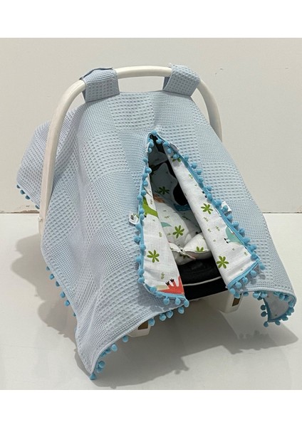 Pamuk Müslin Çok Amaçlı Çift Katlı Müslin Puset Örtüsü ve Minderi fiyatları