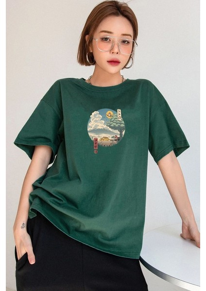 Only Trendwear Unisex Neighbor's Ukiyo E Baskılı T-Shirt